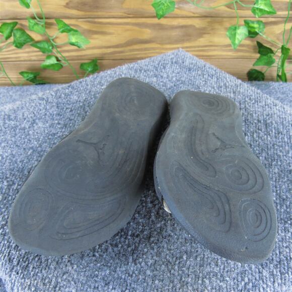 Jordan Slide Hydro 6 Boys‎ Y 7 Medium Sandal Black Synthetic Hook & Loop - Picture 7 of 7